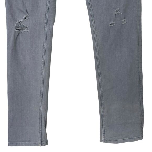 Anthropologie Pilcro Straight Slim Distressed Jeans | Size 25 - Picture 6 of 9